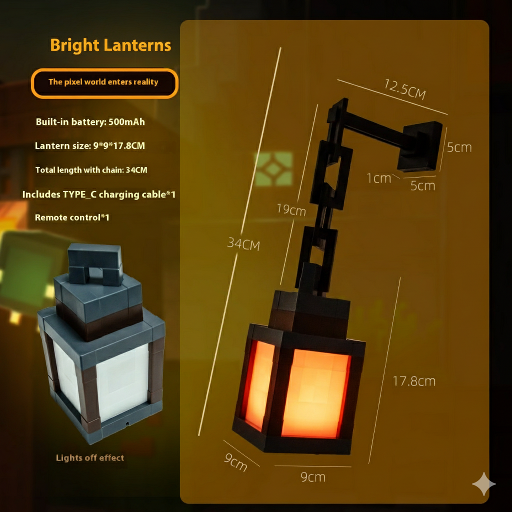 Bright Block Lantern